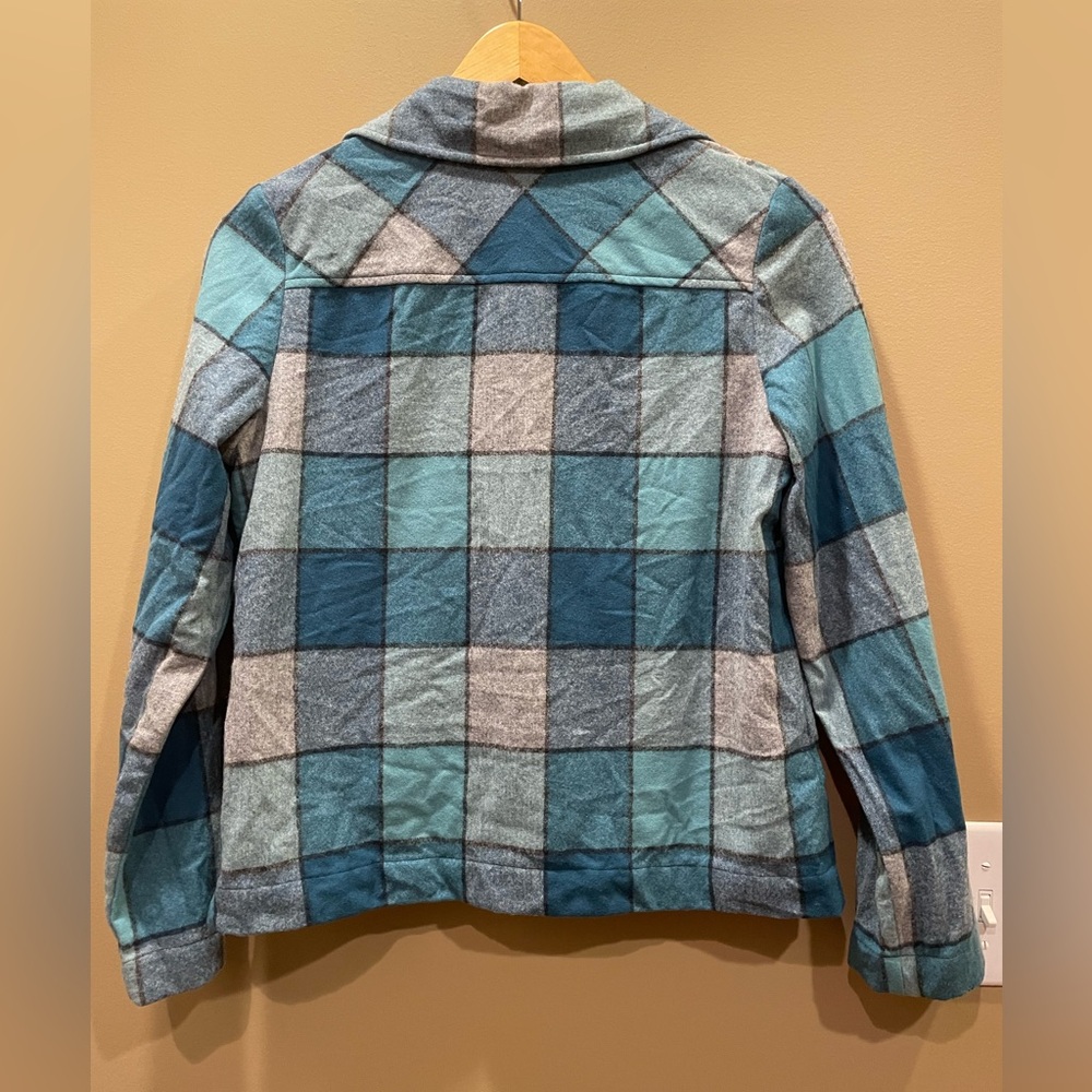 Pendleton 49er Plaid Jacket Lightweight Wool - image 8